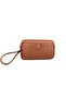 Men's Tan Color Two-Compartment Luxury Handbag with Belt - 6