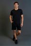 Regular Men's Crew Neck Black T-Shirt - 2