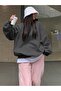 Crew Neck Combed Cotton Sweatshirt - 3