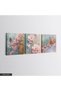 Butterfly and Flowers 3 Piece Canvas - Canvas Painting - 2