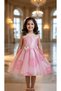 Floral Pink Girls' Special Occasion Dress - 2