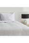 Mertim Home Textile Gray Striped Cotton Satin Single Duvet Cover Set 160X220 (Set Without Sheets)