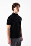Men's Half Zipper and Short Sleeve T-Shirt - 2
