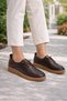 Lace-Up Women's Casual Shoes - Comfortable and Stylish Design, Comfortable Sole Brown Suede