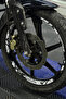 Wheel Rim Stripe Sticker Set for Tvs Raider (Dark Side of Raider)(12 Pieces) - 3