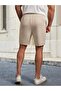 Men's Lace-Up Combed Cotton Shorts - 2
