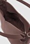 Low Asymmetric Suede Crossbody Bag Brown - 5