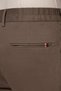 Prime Chino Poplin Stretch Cotton Blend Modern Fit Dark Beige Men's Straight Trousers - 3