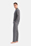 Multicolor Striped Cotton Modal Shirt and Pants Set - 3