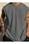 Men's Zero Sleeve Sports Sleeveless Plain T-Shirt - 2