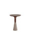 Homes Lui Side Table with Concrete Base, Brown 40*40*50 cm