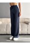 Women's Trendy Baggy Leg Modal Fabric Sweatpants with Double Pockets Wide Leg - 3