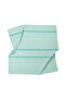 Big Flower Green Zigzag, Muslin Baby Blanket, 100X100 cm - 2