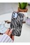 iPhone 11 Compatible Anti-Shock Anti-Fingerprint Matte Transparent B Printed Silicone Case - 2