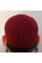 Burgundy Color Cotton Skullcap, Handmade, 100% Cotton, Prayer Skullcap 03Pamukbordo - 5