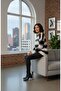 Oversized Shardon Yarn Black and White Knitwear Sweater - 3