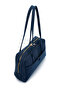 Suede Rocky Women's Shoulder Bag with Front Pocket Detail, Navy Blue - 4