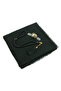 Flamıllı Scarf with Bag Zikirmatik Tesbih Mevlüt Gift Set Black - 2