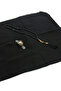 Flamıllı Scarf with Bag Zikirmatik Tesbih Mevlüt Gift Set Black - 3