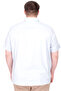 Fashion XL Large Size Men's Shirt Double Cap Gabardine U25601B Blue - 3