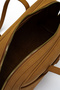 Suede Rocky Women's Shoulder Bag with Front Pocket Detail, Brown - 5
