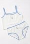Girls' Cotton Printed Tank Top and Panties Underwear Set – Pack of 6 - 4
