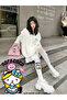 Hello Kitty Rock-Coco Series White Pantyhose Matte Opaque