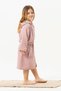 100% Muslin Hooded Pocket Children's Bathrobe with Elastic Waist - 3