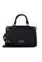 Black Zipper Closure Adjustable Detachable Strap Inner Pocket Women's Shoulder Bag 05Pc25K10121 - 4