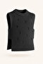 Girl's Cotton Ripped Detailed Transitional Knitwear Sweater - 6