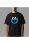 Sesame Street Cookie Monster Face Oversized T-Shirt - 6
