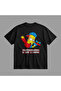تي شيرت The Simpsons Bart Skateboarding Is Not A Crime قصة فضفاضة - 4