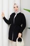 Women's Tok Straw Knitted Belted Knitwear Cardigan - 5