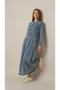 Young Girl's Denim Hijab Dress Full Length Model-Elb-1052 - 2