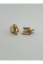 Nivana Balance Xuping Women's Steel Flower Earrings Anti-Tarnish Anti-Allergic Rose Gold Color - 5