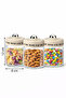 3-Piece Glass Jar Set 320 ml – with Airtight Lids, Multi-Purpose Storage Container - 5