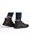 100% Genuine Leather Winter Men's Boots Brown Brown - 4
