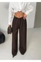 Wide Leg High Waist Pants - 5