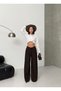 Wide Leg High Waist Pants - 7