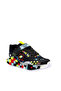 (Free Bance) Velcro Lightweight Children's Sneakers Black - 3