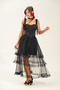 Short Lined Ruffled Layered Tulle Skirt - 4