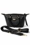 Women's Black Shoulder & Crossbody Bag |   Multi-Compartment |   Daily