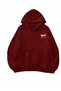 Unisex Men/Women Colorful Krdlkçk Special Printed Cotton Oversized Hooded Sweatshirt