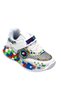 (Free Bance) Velcro Lightweight Children's Sports Shoes White - 2