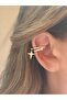 Women's Special Series Pole Star Non-Pierced Cartilage Earrings – Color Options Available – Silver - 3