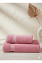 Hasır Micro 2-Piece Bathroom Set / 90X150 Bath Towel / 50X90 Hair Towel / Hammam Set / Bath Towel - 2