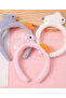 Cute Furry Fluffy Plush Rabbit Carrot Crown Children's Tiara White - 3