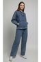 Girl's Denim Suit Trousers and Hooded Tunics-Aut-4041