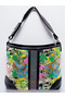 Women's Stone Embroidered Hand and Shoulder Bag. File Detailed Bag