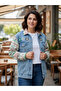 Patterned Panelled Women's Denim (Jeans) Jacket